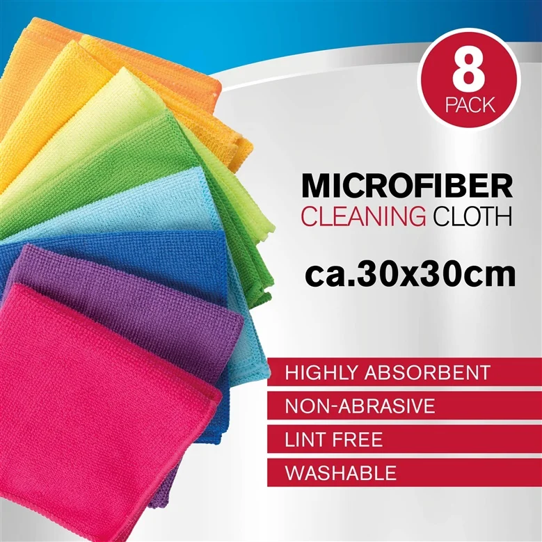 Šluostė. įvairių spalvų. universali. 8 vnt.