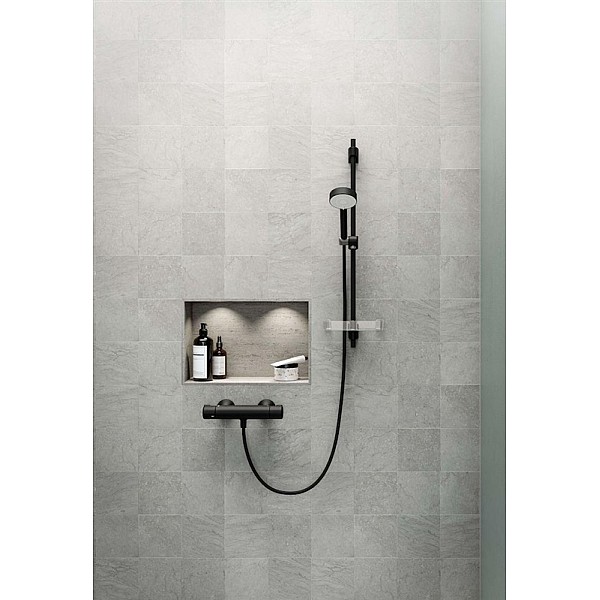 SHOWER SET 544-33 APOLLO BLACK MATT