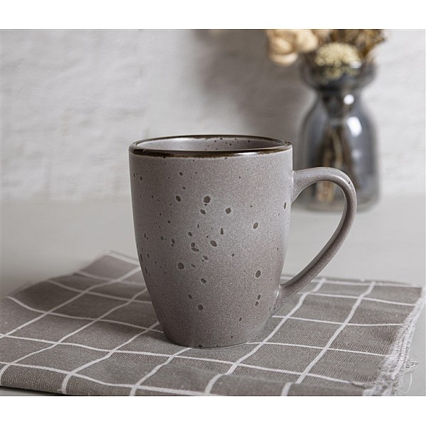 MUG DOMOLETTI BROWN DOTS 330ML