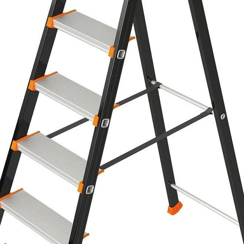 ALUMINUM LADDER TUBESCA KOLOS - 8 STEPS