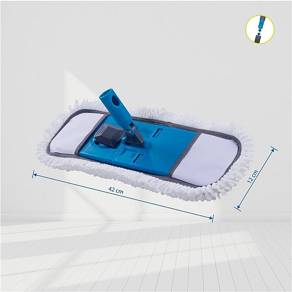 MICROFIBER FLAT MOP. 42X12CM THEMALUX