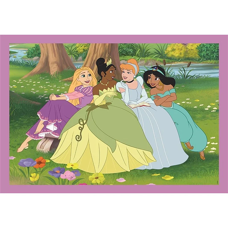 TOY PUZZLE 4IN1 DISNEY PRINCESS 21746