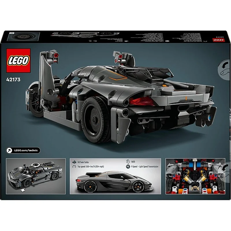 LEGO®Technic HiperautomobKoenigsegg Jesko Absolut Grey 42173 LEGO®Technic HiperautomobKoenigsegg Jesko Absolut Grey 42173