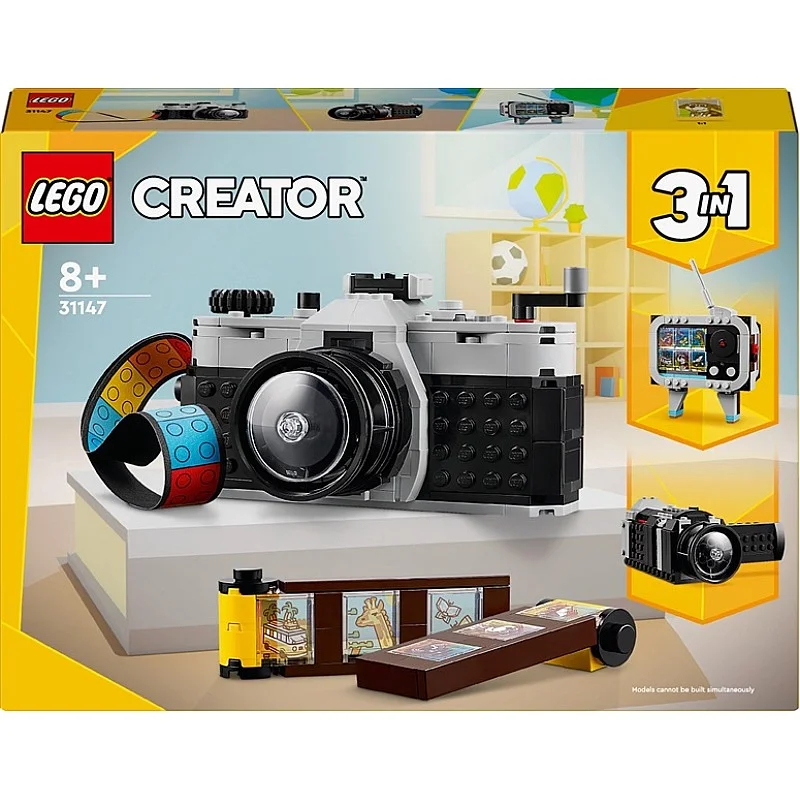 Konstruktorius LEGO® Creator 3in1 Retro fotoaparatas 31147