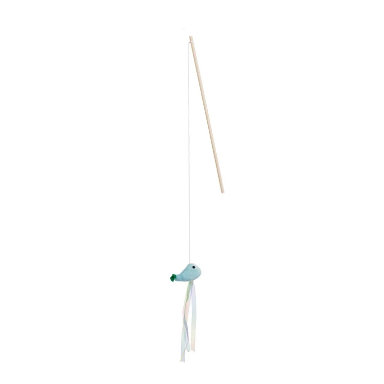 Žaislas katėms ant pagaliuko Hoppy. įvairių spalvų