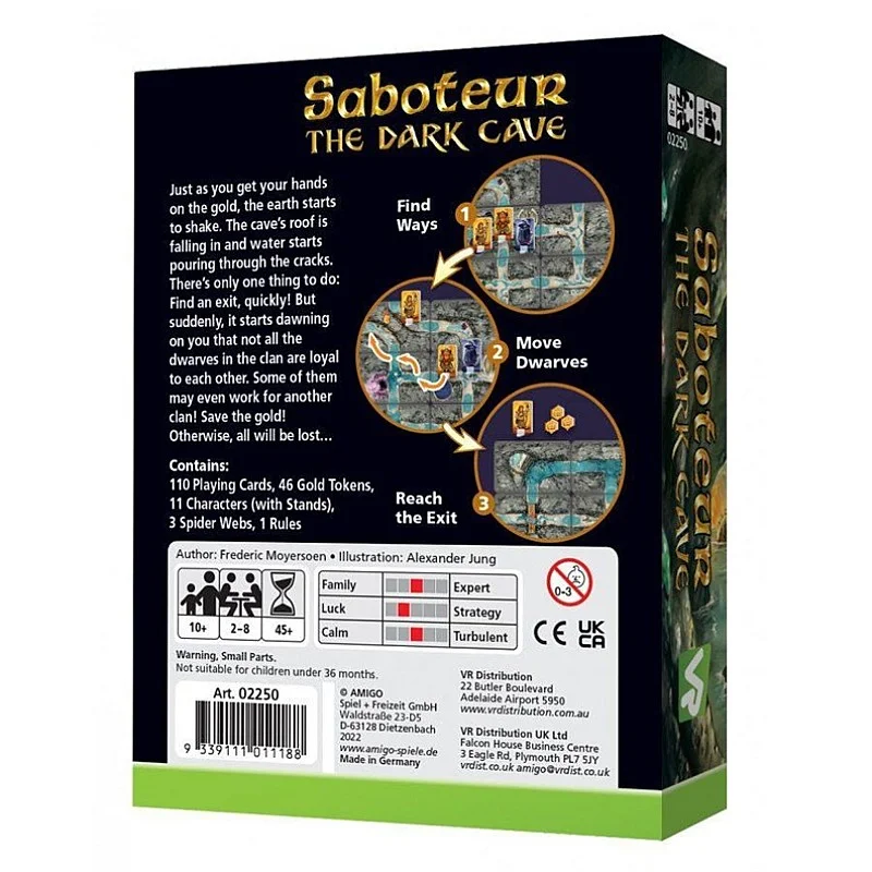 BOARD GAME SABOTEUR THE DARK CAVE