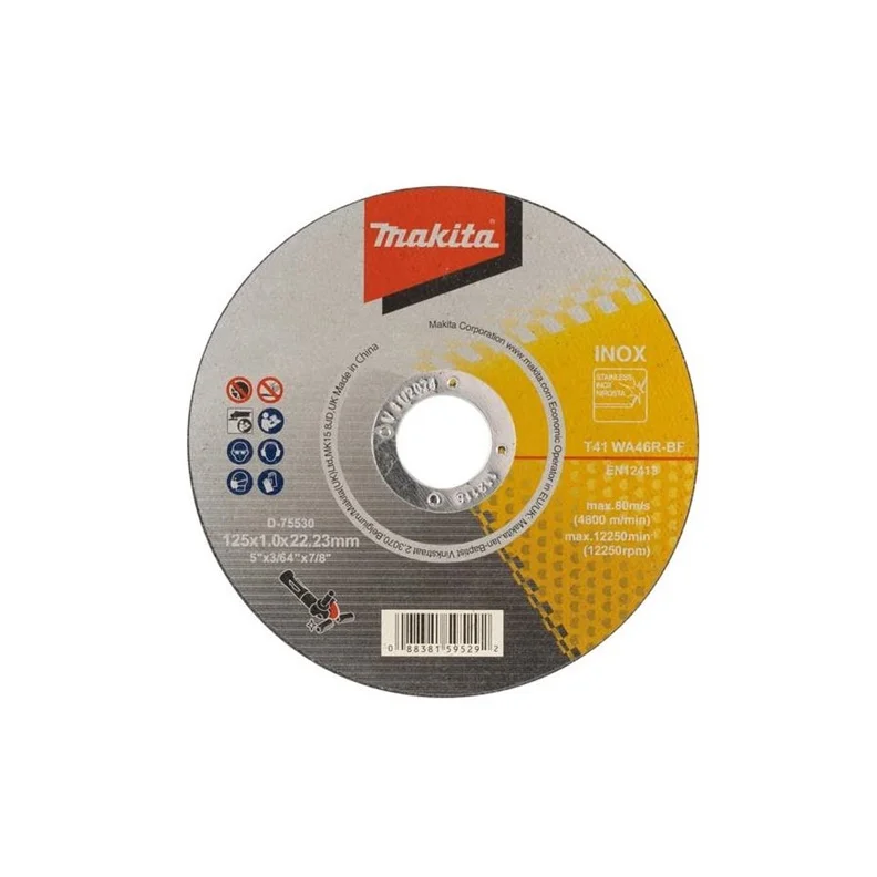 THIN CUTTING WHEEL FOR INOX125X1 WA46R