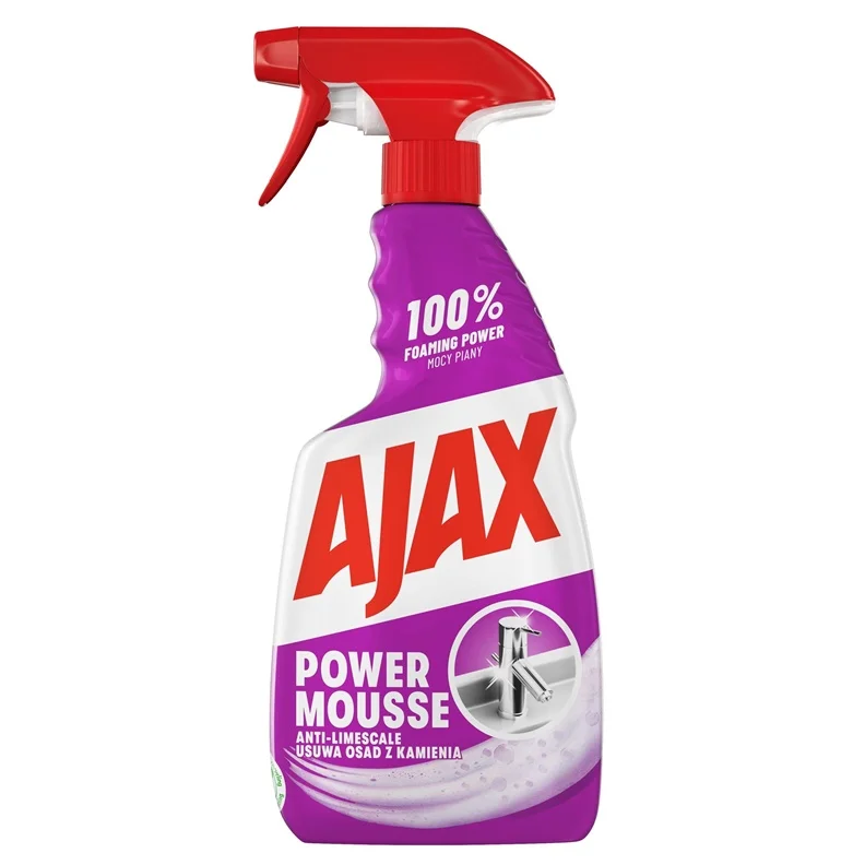 Kaļķakmens nogulšņu tīrīšanas līdzeklis AjaxPowerMousse.0.5l Kaļķakmens nogulšņu tīrīšanas līdzeklis AjaxPowerMousse.0.5l