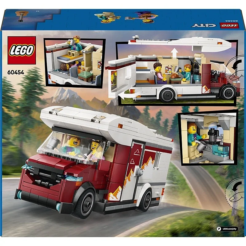 TOY CONSTR LEGO HOLIDAY CAMPER VAN 60454
