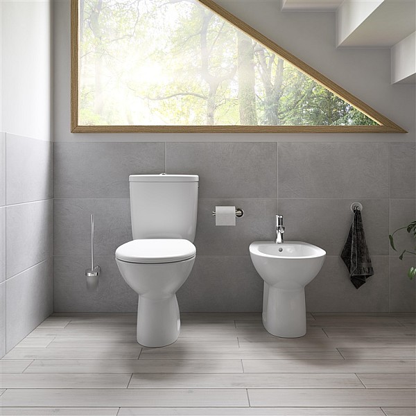 TOILET STANDING VERT 210 WITH COVER WHIT