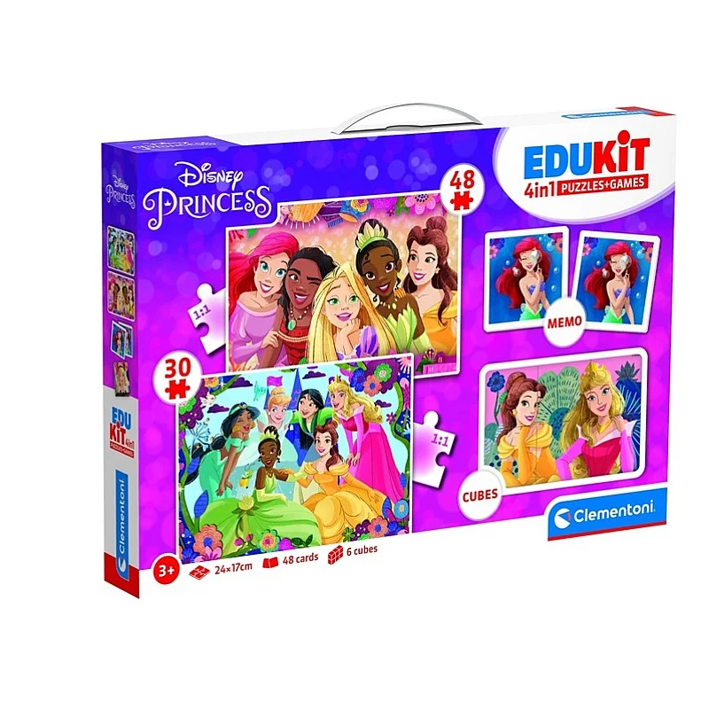 Dėlionės komplektas Clementoni Princess 18297. 24 cm x 17 cm