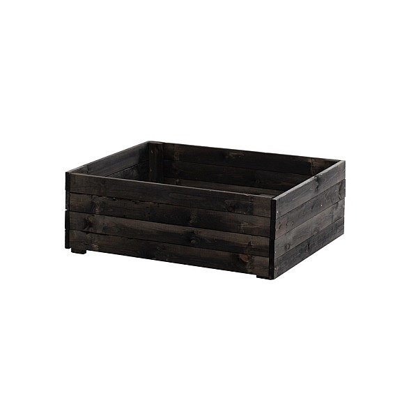 GARDENBOX60X75X27 BLACK GARDEN CENTER