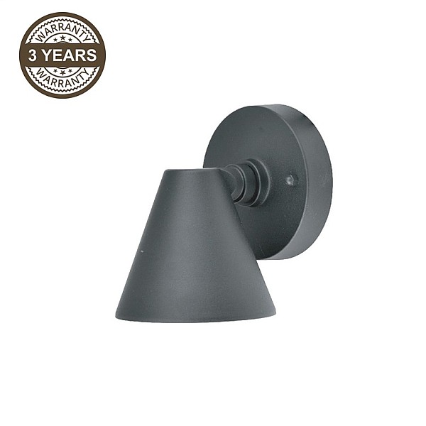 WALL LIGHT ROBBY GU10 IP44 YZ19193 BLACK