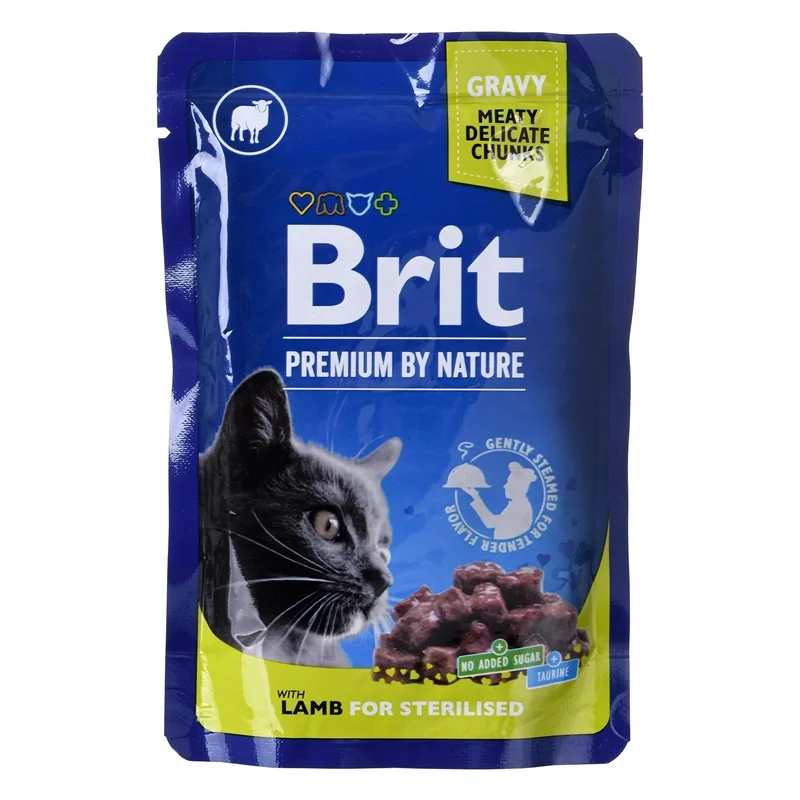 Šlapias kačių maistas Brit Premium 0.100 kg Šlapias kačių maistas Brit Premium 0.100 kg