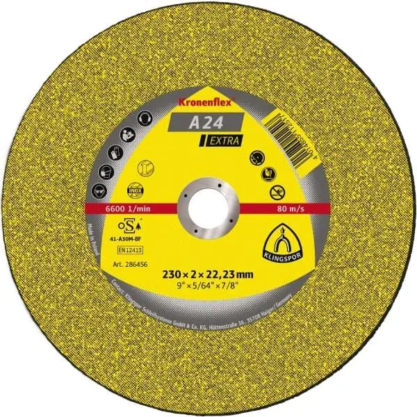 Griešanas disks Klingspor 242137. 115 mm x 2.5 mm x 22.23 mm