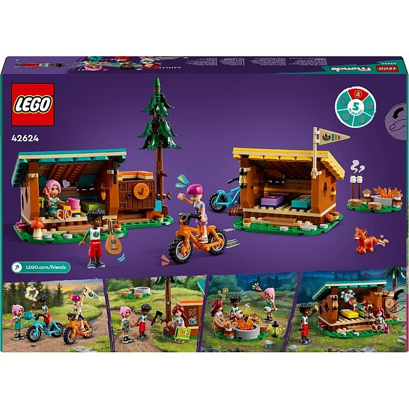 TOY LEGO ADVENTURE CAMP COZY CABIN 42624
