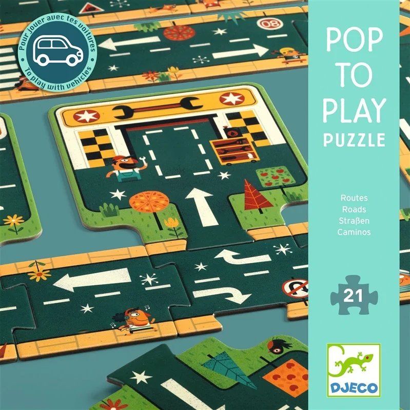 GAME BOARD PUZZLE POP TO PLAY DJ07162