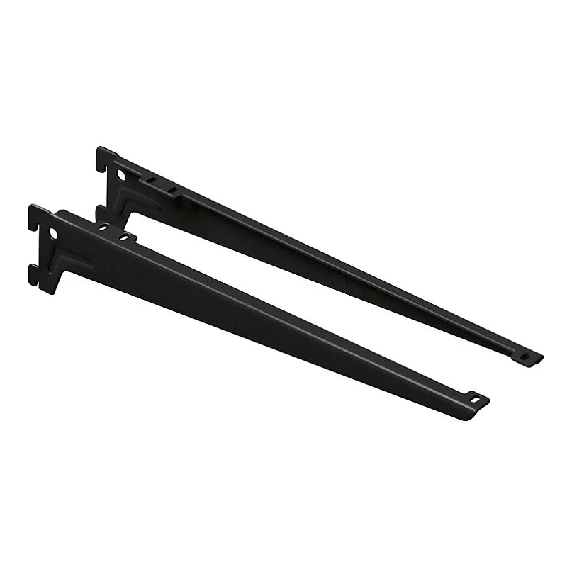 1 PAIR BRACKET ANGLE 230 MM BLACK