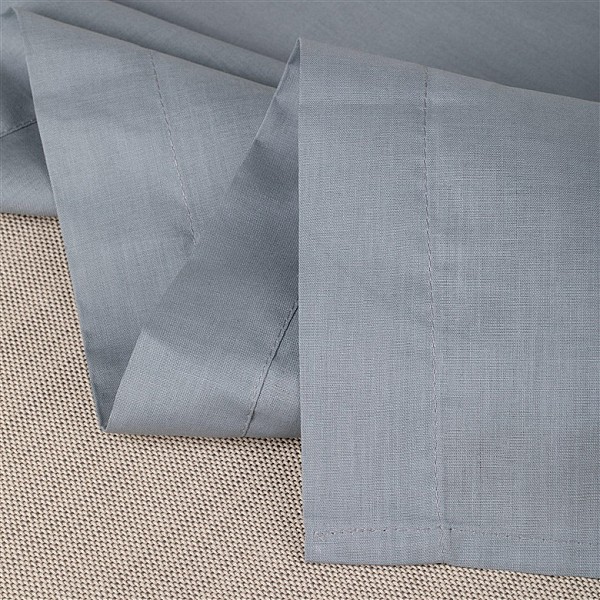 FLAT SHEET COTTON 180X220 CM GREY