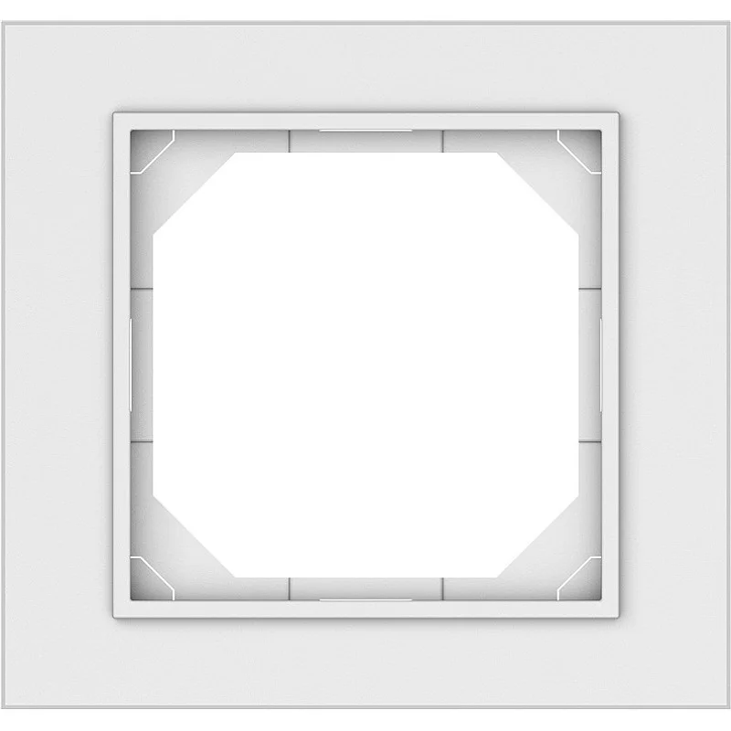 Vienvietis rėmelis VILMA QR1000. mat. baltos spalvos