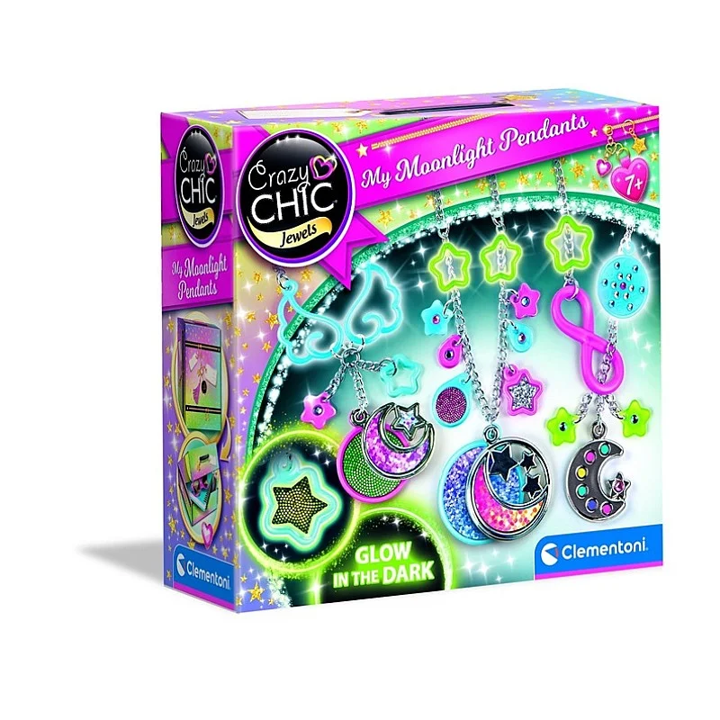 Papuošalų rinkinys Clementoni My Moonlight Pendants 18584