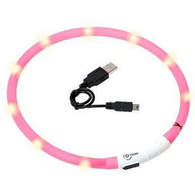 Kaklasiksna Karlie Flamingo. rozā. 700 mm x 16 mm