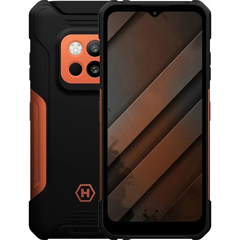 Mobilusis telefonas Hammer Construction 2 5G 256GB oranžinė
