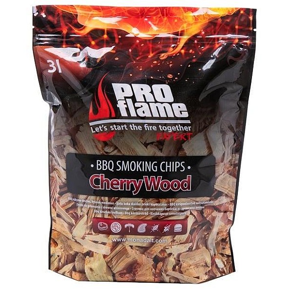 Medžio drožlės Pro Flame Expert Cherry Wood Chips 3313. 3 l