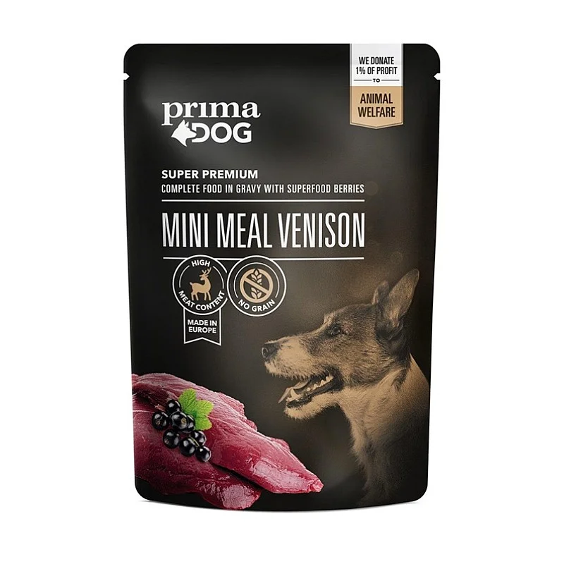 DOG FOOD MINI MEAL VENISON 85G