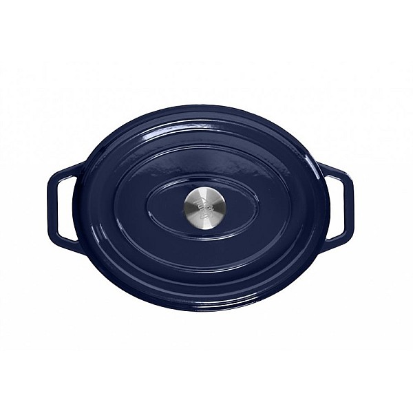 OVAL POT WITH A LID. 5.6L CAPACITY