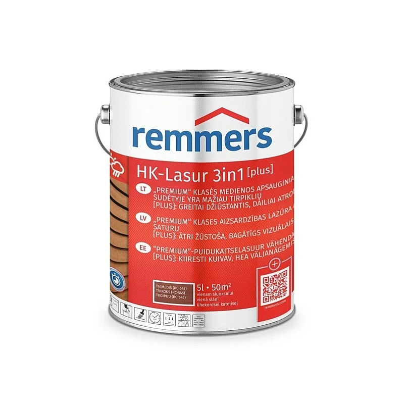 IMPREGNANTAS HK-LASUR 3IN1 TIKMEDIS RC-545 5L IMPREGNANTAS HK-LASUR 3IN1 TIKMEDIS RC-545 5L