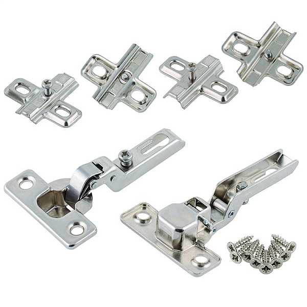 HINGE SET CUPD 26 MM 95 HALF OVERLAY