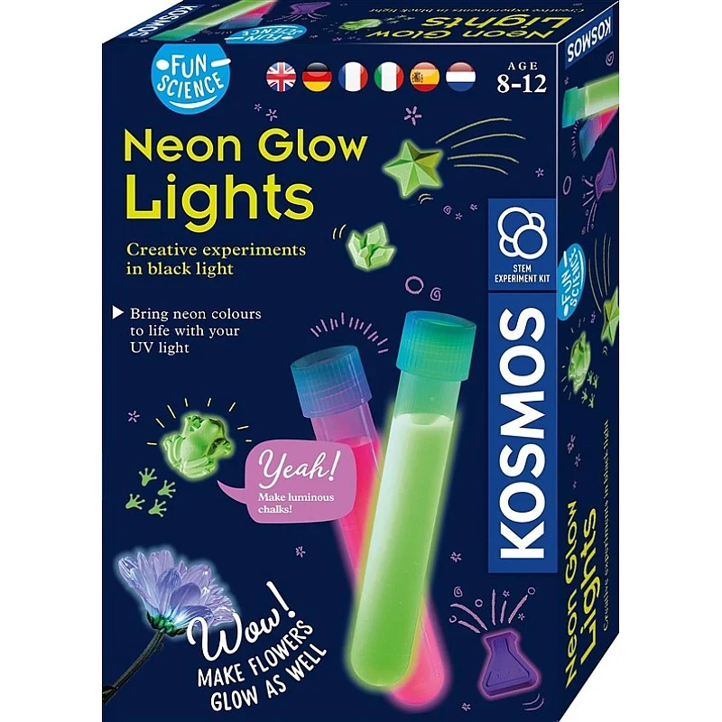 Eksperimentu komplekts Kosmos Neon Glow Lights 1KS616830