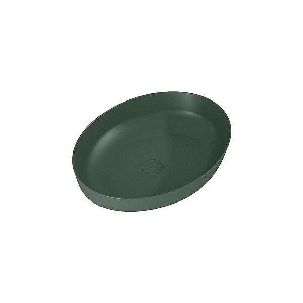 COUNTERTOP BASIN RIKA 52X40. GREEN MATT