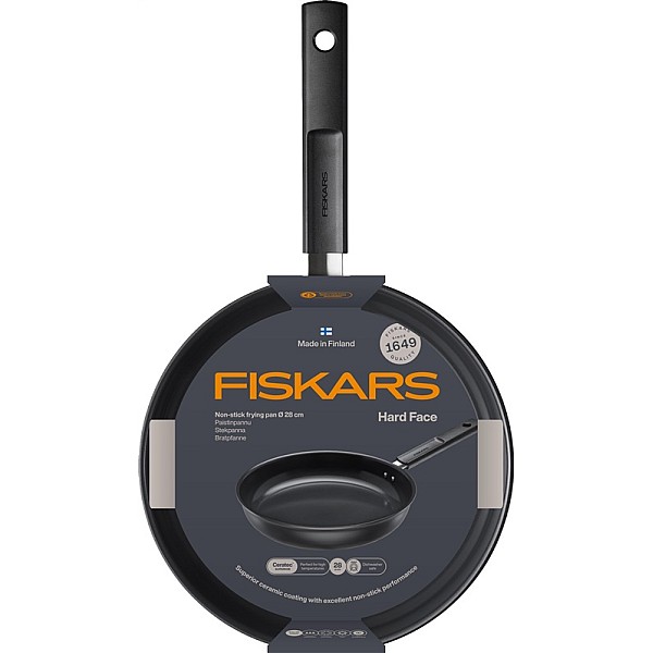 Keptuvė Fiskars Hard face 1075520. 28 cm. aliuminis