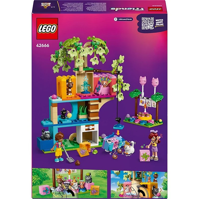 Konstruktorius LEGO® Friends Cat Birthday Party & Tree House Konstruktorius LEGO® Friends Cat Birthday Party & Tree House