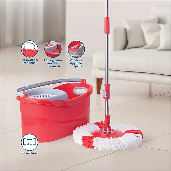 TWO WAY DRIVE SPIN MOP THEMALUX LT2210