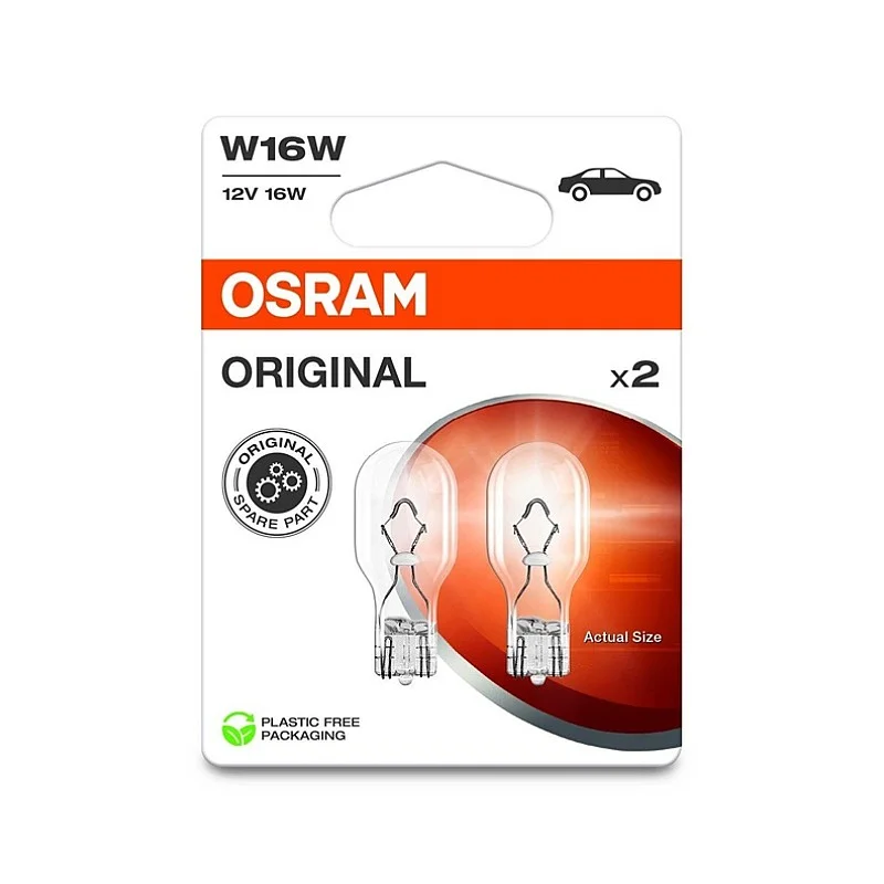 CAR LIGHT OSRAM W16W 921-02B 16W 12V