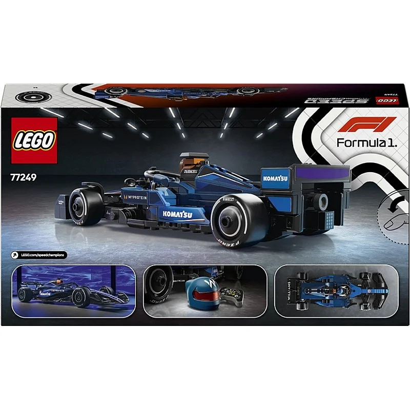 LEGO® Williams Racing FW46 F1® Race Car 77249. 263 vnt. LEGO® Williams Racing FW46 F1® Race Car 77249. 263 vnt.