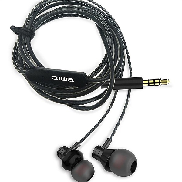 HEADPHONES 3.5MM ESTM-50BK AIWA BLACK