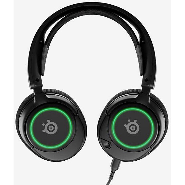 Spēļu austiņas  on-ear Steelseries Arctis Nova. melna