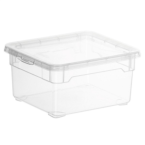 Uzglabāšanas kaste Rotho Clear. 2 l. caurspīdīga.19x16.5x9cm