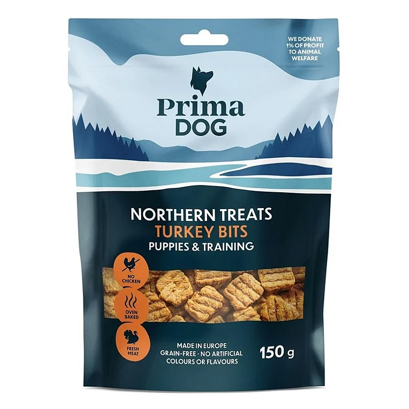 PRIMADOG TREATS TURK PUPP AND TRAIN 150G