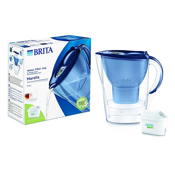 Vandens filtravimo indas Brita MARELLA. 2.4 l. mėlyna