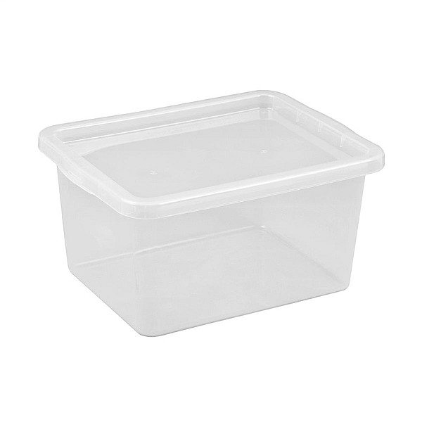 Daiktadėžė OKKO BASIC BOX. 52 l. skaidri. 59.5×39.5×31 cm