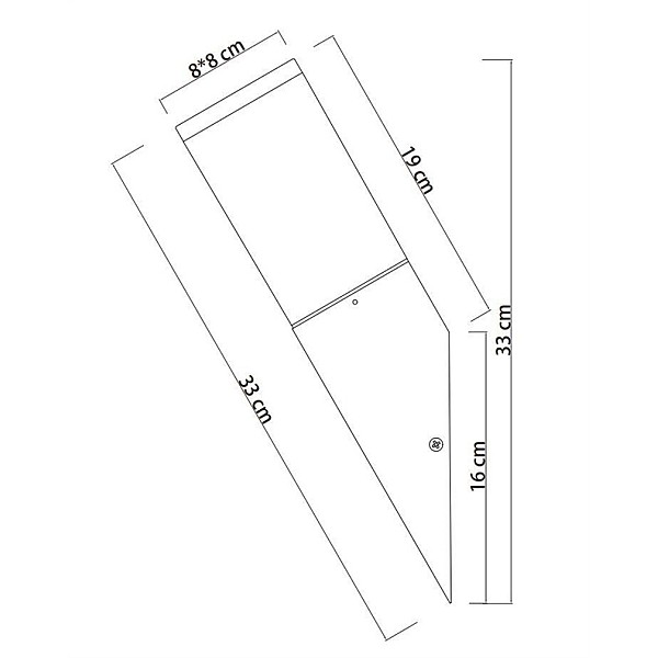 WALL LIGHT CORTE DH1430 E27 IP44