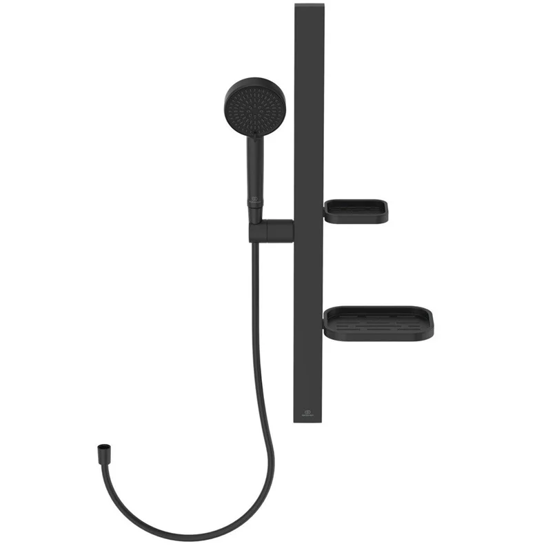 SHOWER STAND ALU+ BLACK MATT