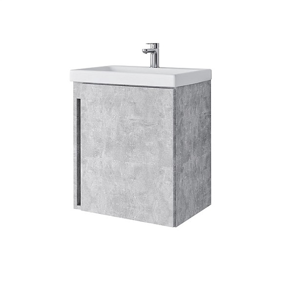 CAB WITH WASHBASIN WTU-50BT-PM CONCRETE