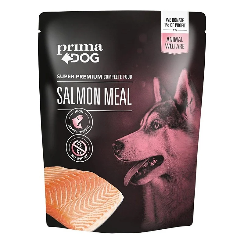 PRIMADOG SALMON MEAL 260 G. POUCH