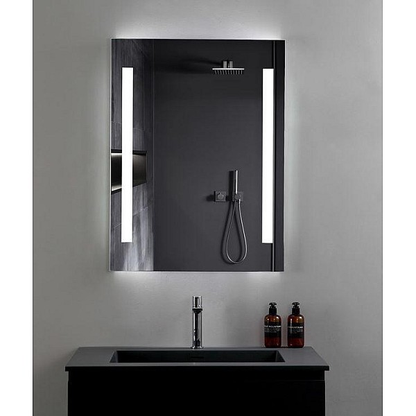 MIRROR VENTO TORINO HANG W LIGHT 60X80CM